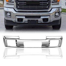 Fancemot Front Bumper Skid Plate Compatible with 2015-2019 GMC Sierra 2500HD 3500HD, OE# GM1053103C GM1053104C 23178964 23178780