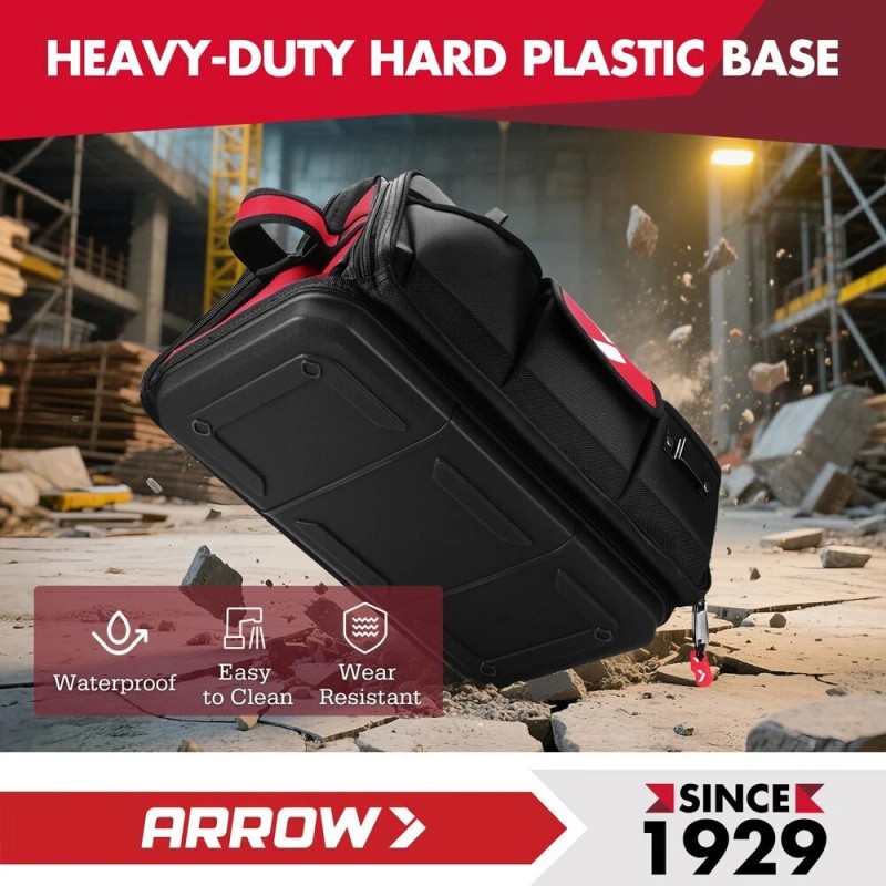 ARROW 17" Large Heavy Duty Tool Bag w/36 Pocket Zippered
