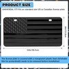 American Flag License Plate Frame, 6" x 12" Aluminum Metal