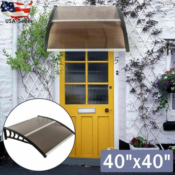 Outvita New DIY 40"x 40" DIY Home Window Awning Door