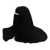 TheHijabStore.com One Piece Three Layer Saudi Style Niqab Muslim Face