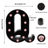 LED Black Alphabet Marquee Letters Sign Light Up Marquee Number