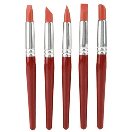 Rubber pottery clay shaper clay pottery sculpture pen modelling tool clay pottery sculpture pen set for wiping