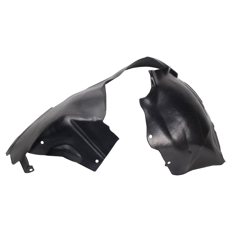 TRQ Front Right Inner Fender Liner Black Passenger Side Compatible
