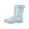 Western Chief Waterproof Mid Rain Boot Grunge Gingham 9 M