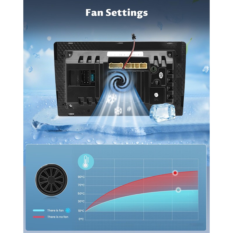【Heat Dissipation】 2+64G Android Car Radio for Honda CRV 2002