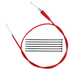 HIAORS 35.43" Throttle Cable Compatible with SSR 125 110cc 90cc 70cc Baja Dirt Runner Apollo RFZ Tao tao DB14 DB17 Coolster QG-210 X-pro SYX Moto 4-Stroke Chinese Pit Dirt Bike Motorcycle Parts Red