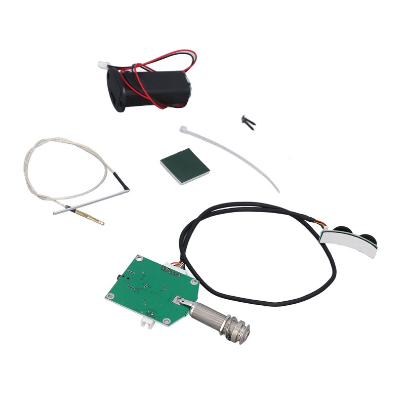Guitar Piezo Pickup Kit Onboard Preamp System Acoustic Guitar Pickup