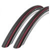 Schwalbe 2x Lugano 700c x 25 Road Racing Bike Tyres