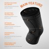 CAMBIVO Knee Support Men/Women 2 Pack, Knee Brace Compression Knee
