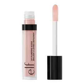 e.l.f. Brillo de labios con efecto voluminizador, color transparente de alto brillo, hidrata y crea labios más llenos con vitamina E, vegano y sin pru