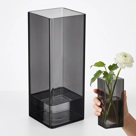 Acrylic Flower Vase, Unbreakable Square Flower Vase Plastic Vases Flowers