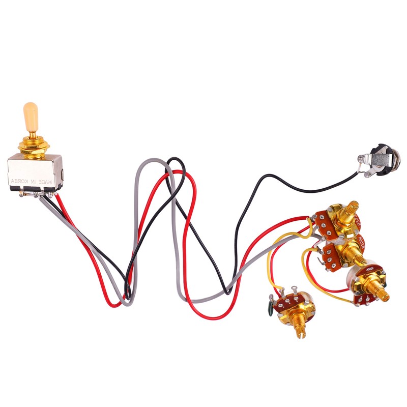 Guitar Potentiometer 18mm A500K B500K Volume Control Instrument Accessory for