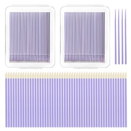 400 Stück Wimpern-Applikatorpinsel, 50 Stück Lippenpinsel, Mikro-Wimpernpinsel, Kleine Make-Up-Pinsel, Wimpernapplikatoren, Werkzeuge Zum Auftragen Von Wimpern