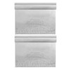 2Pcs Dough Scraper Stainless Steel Scale Pastry Cutter Dough Scraper