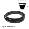 sourcing map SPA1500 V-Belt Drive Belt 1500 mm Pitch Length