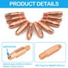RYXZEN 10 Pieces 1.0 mm Copper Contact Tip Welding Nozzles