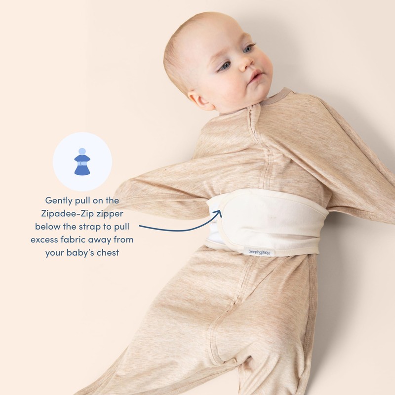 SleepingBaby Zipadee-Zip Snuggle Strap - Wearable Blanket Accessory for Transition