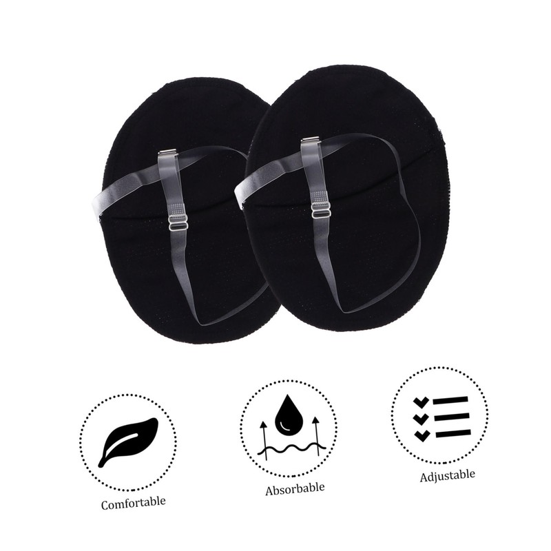 ORFOFE Sweat Absorbing Pads for Women Armpit Perspiration Pads Adjustable