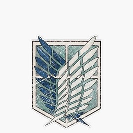 Wings of Freedom Vintage Emblem Window Bumper Sticker Decal 5"