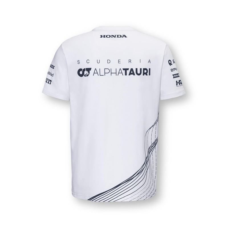 Red Bull SAT RP Men's Team T-Shirt, White, XL, White