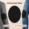 MEOAlBkey 20-Pack Oval Velvet Iron on Patches