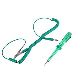 DC 6V/12V/24V Test Light Pen Tool, Car Electrical Circuit Tester, Car Voltage Tester Pen Tool with Indicator Light for Low Voltage Systems Fuse Switch Wires(Green)