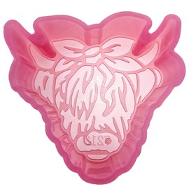 (300 Design Optional) MUBYOK M48 Highland Cow Silicone Freshie Mold for Baking Aroma Beads Car Freshie Supplies