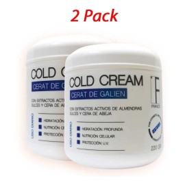 2 Pack Crema Facial Cold Cream De Almendras Y Cera De Abeja