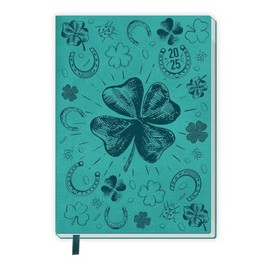 Trötsch Taschenkalender A7 Soft Touch Glück 2025: Soft Touch Terminkalender