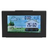 Weather Clock with Color Touch Screen Backlight Indoor Outdoor Thermometer