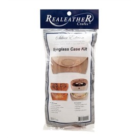 Realeather Eyeglass Case Leathercraft Kit for Medium to Small Glasses