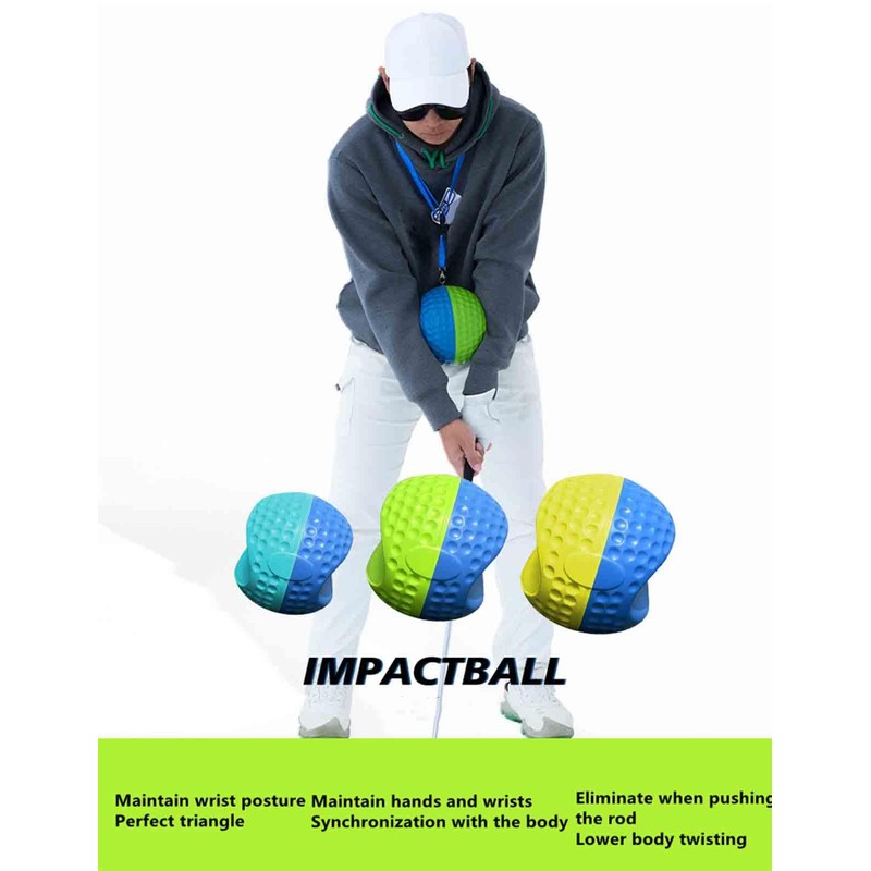 Golf Swing Training Aid Ball Between Arms ，Optimize Impact Accuracy