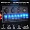 MKING Marine Switch Panel - 8 Gang Waterproof Rocker Panel