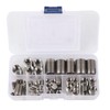 Haosie Self Tapping Threaded Inserts, 50PCS Stainless Steel Thread Repair