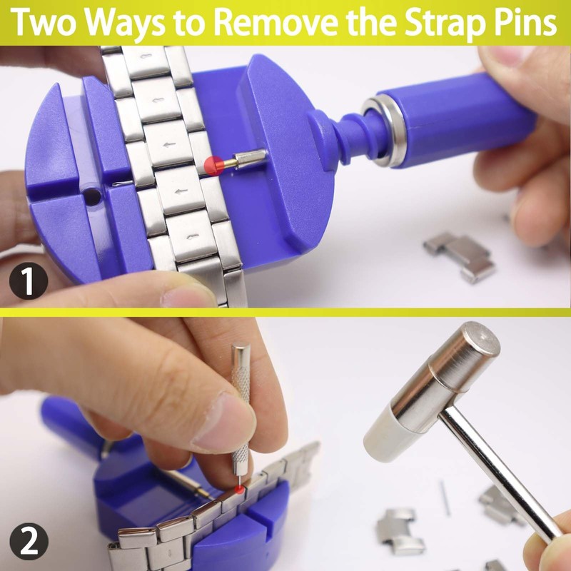 GLDCAPA Watch Link Removal Kit, Watch Band Sizing Tool for