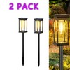 Solar Pathway Lights for Outdoor Walkways – Warm LED Garden