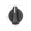 MotorMinds Car Heater Control Knob for Air Conditioner, 3 Pieces