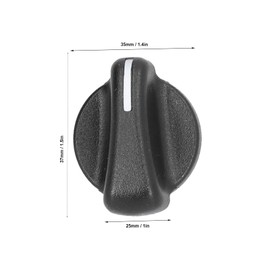 MotorMinds Car Heater Control Knob for Air Conditioner, 3 Pieces A/C Heater Knob, Blower Speed Control for D0dge OEM 5011218AC 1999-2005