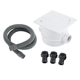 ABPLAG Waterproof Junction Box kit, Including 1 Meter Flexible Conduit for in-Conduit Installation, with Adapter, Available in White and Gray.