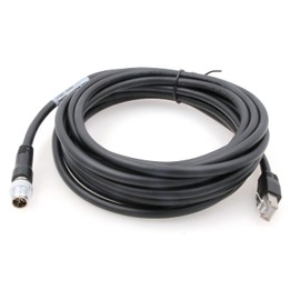 ZBLZGP High Flexibility Option M12 8 Pin X-Code RJ45 Male Cable Adapts Well for Tight Space and Complex Wiring Situations 8M