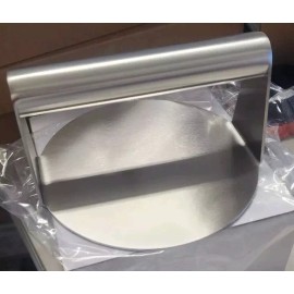 Unbranded Stainless Steel Burger Press 5.5 Inch Round Heavy-Duty Grill Smasher - New