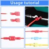 aikoolwer 330Pcs Nylon Spade Connector Right Angle Kit Crimping Tool