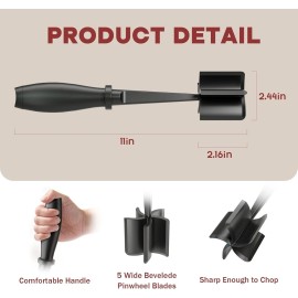 Unbranded Meat Chopper, Hamburger Grinder, Premium Heat Resistant Smasher for Ground Beef,