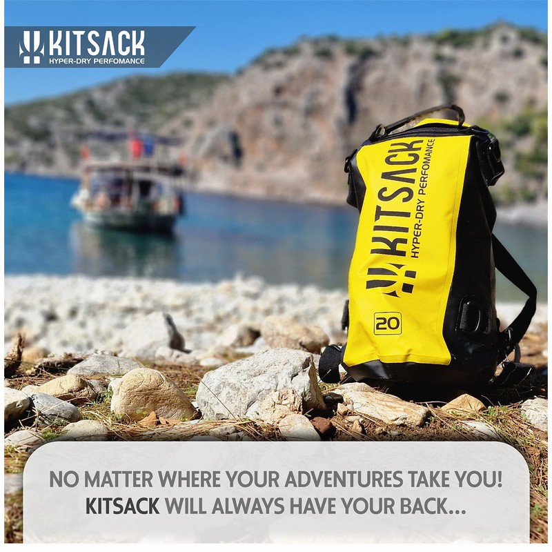 Kitsack Premium Heavy-Duty Roll Top Dry Bag 5 Litre -