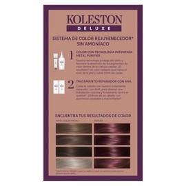 Koleston Deluxe Tinte Permanente Sin Amoniaco 463 Castaño Rosa | Crema, Coloración del pelo, Nutritivo, Realce del brillo, Sin amoníaco, Todo tipo de 