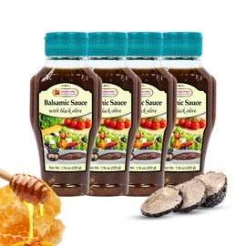 SOONICORN Balsamic Vinaigrette Dressing - Salad Dressing for Balanced Eating – Perfect for Salads, Fruit Salads, Home Cooking, or Camping Needs, 7.8 Ounce (Pack of 4).