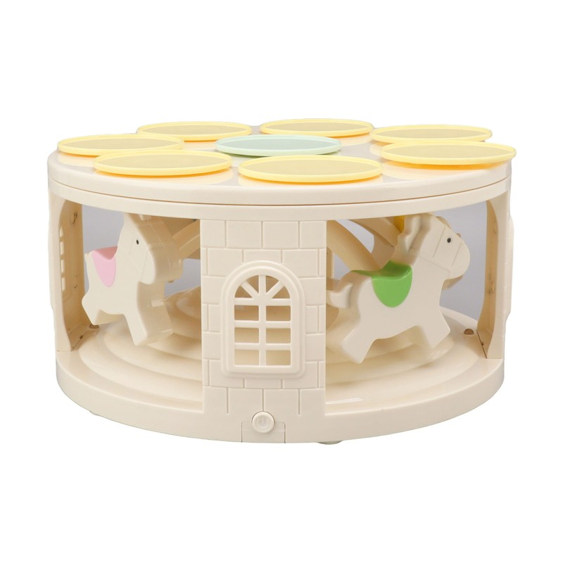Rotary Dessert Machine LED Carousel Automatic Rotating Dessert Display Table