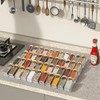 Spice Drawer Organizer 8 Tier, Acrylic Seasoning Organizer Rack, Clear