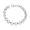 Old English Jewellers 925 Sterling Silver Ladies Plain Belcher Bracelet